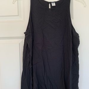 Black tank top